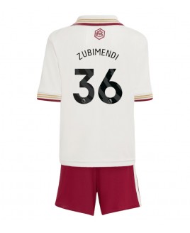 Günstige Arsenal Martin Zubimendi #36 3rd trikot Kinder 2025-26 Kurzarm (+ Kurze Hosen)